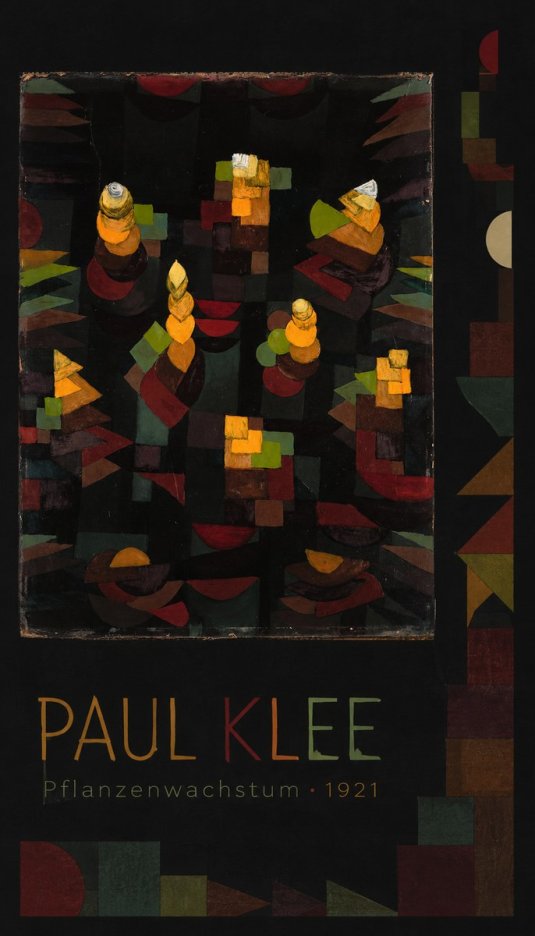 Paul Klee Pflanzenwachstum No3 - Poster