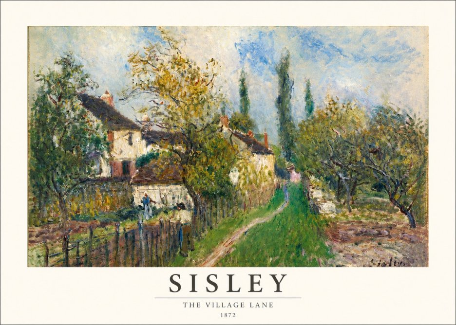 Sisley The Village Lane No3 - Poster