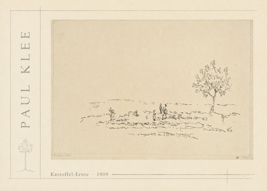 Paul Klee Kartoffel-ernte No2 - Poster