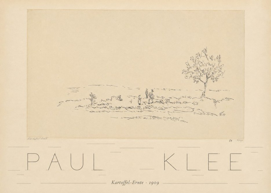 Paul Klee Kartoffel-ernte No6 - Poster
