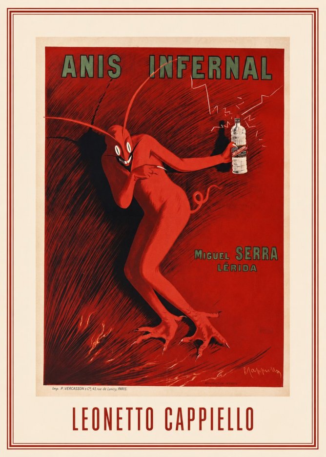 Leonetto Cappiello Anis Infernal I No1 - Poster