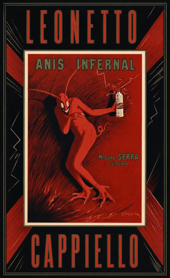 Leonetto Cappiello Anis Infernal I No4 - Poster