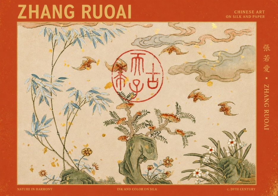 Zhang Ruoai Nature in Harmony No2 - Poster
