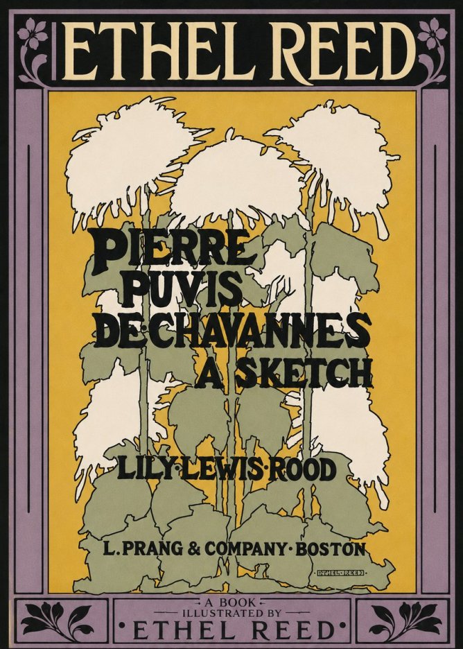 Ethel Reed Pierre Puvis De Chavannes a Sketch No5 - Poster