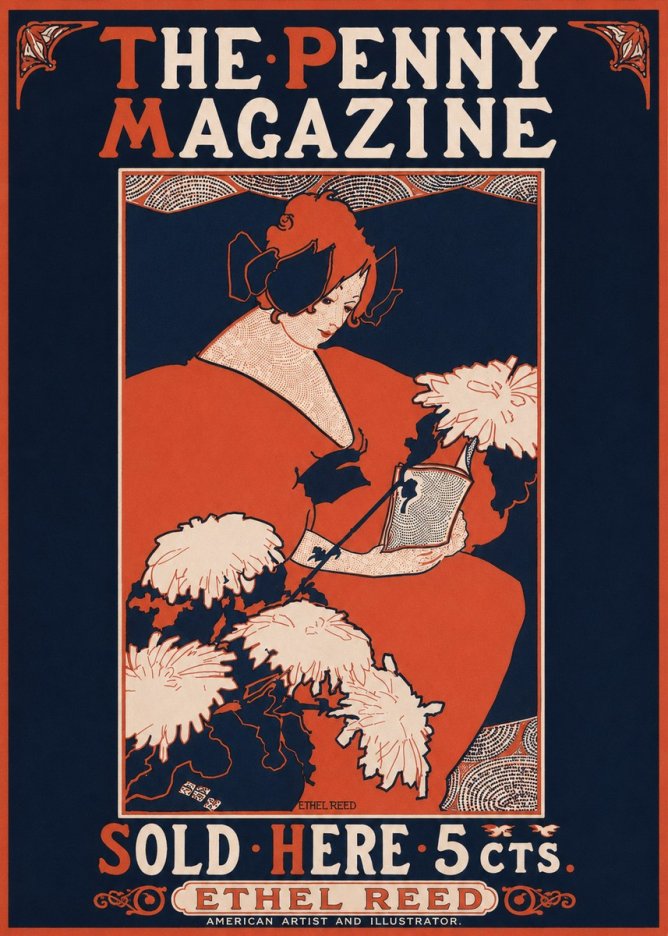 Ethel Reed The Penny Magazine No2 - Poster