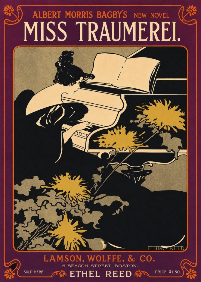 Ethel Reed Miss Traumerei. No2 - Poster