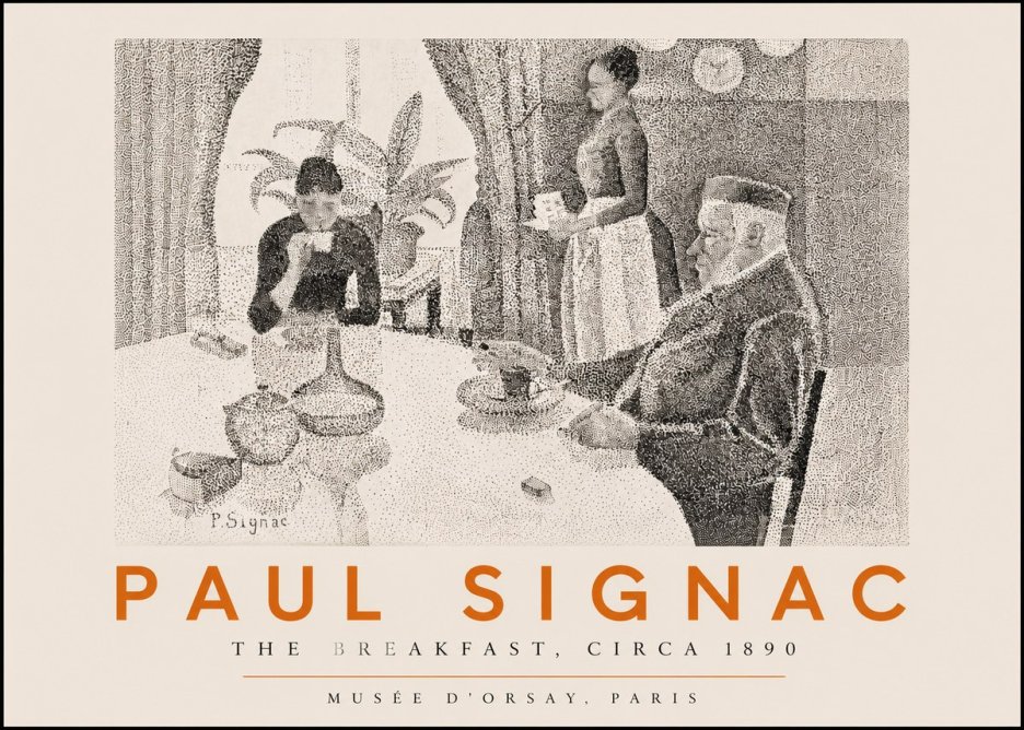 Signac The Breakfast No3 - Poster
