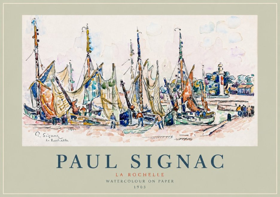 Signac La Rochelle I No2 - Poster
