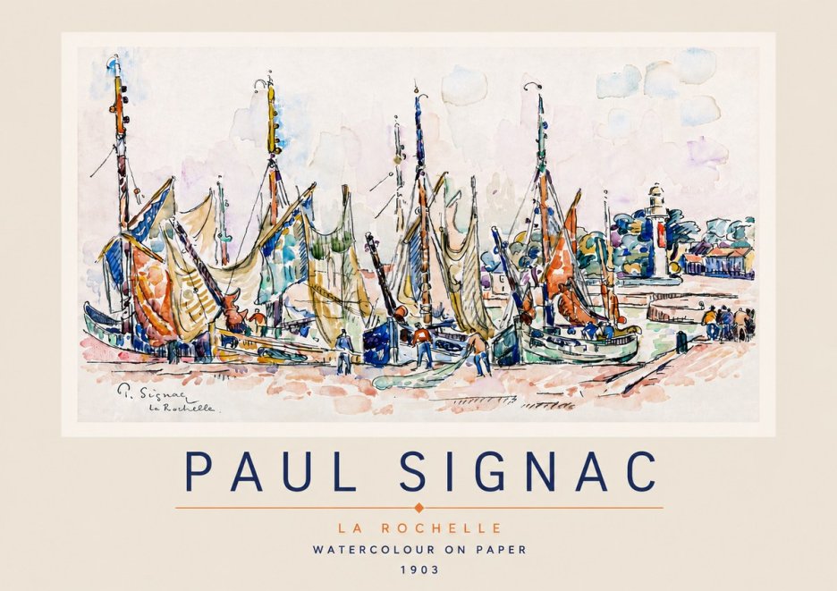 Signac La Rochelle I No3 - Poster