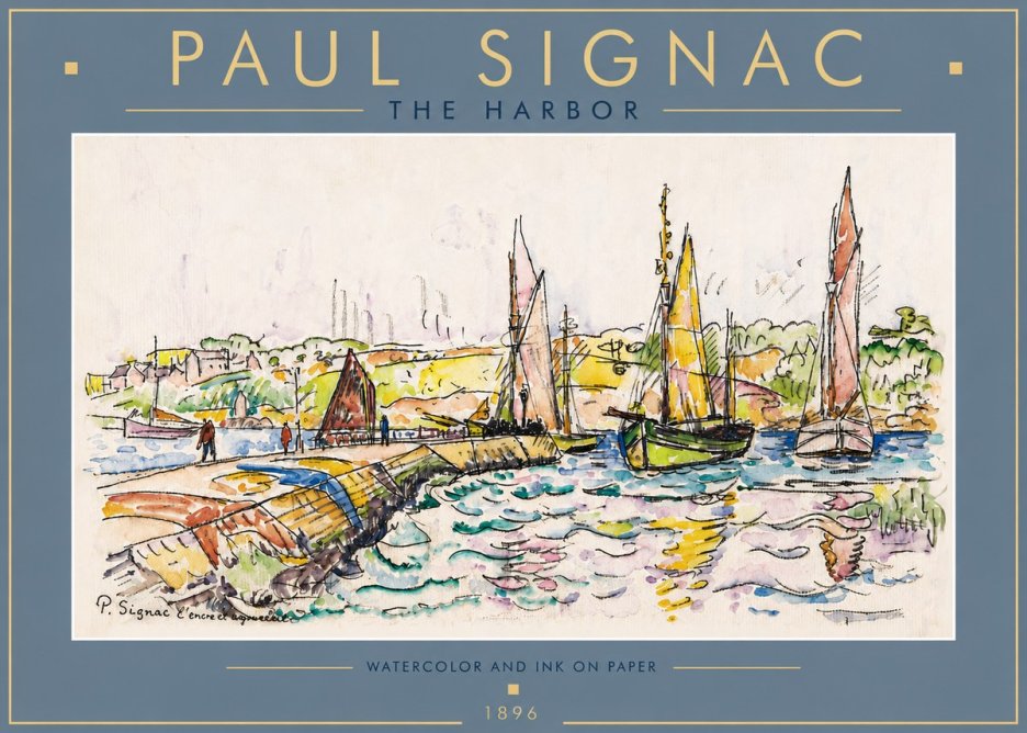 Signac The Harbor I No6 - Poster