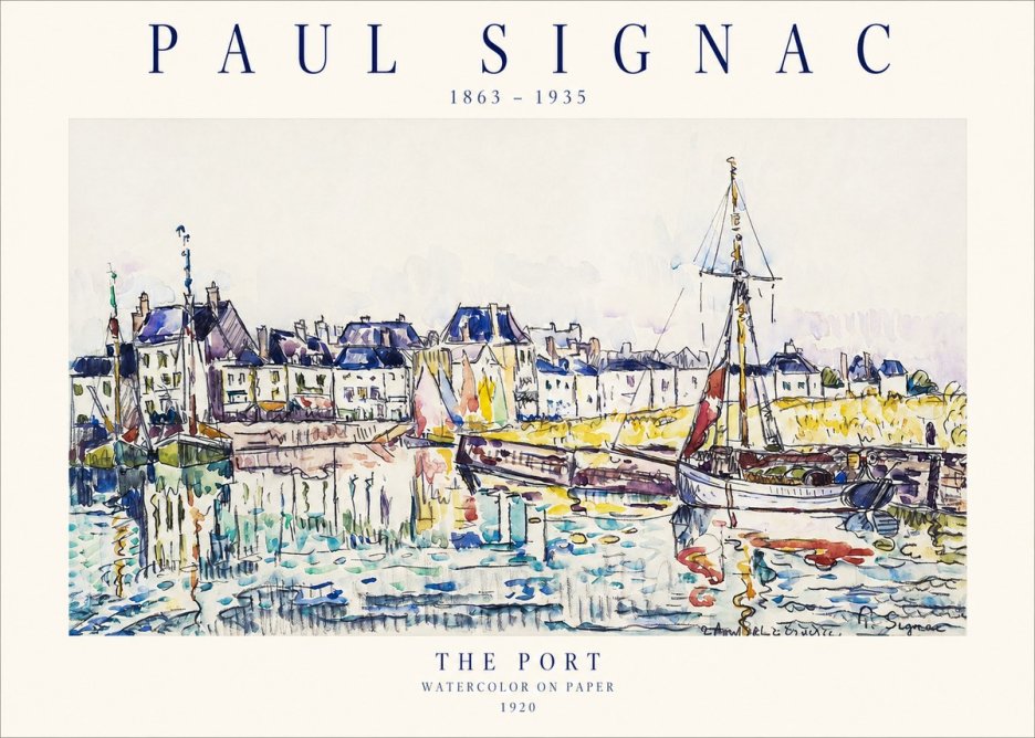 Signac The Port I No1 - Poster