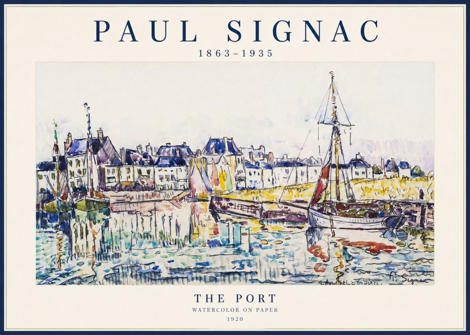 Signac The Port I No2 - Poster