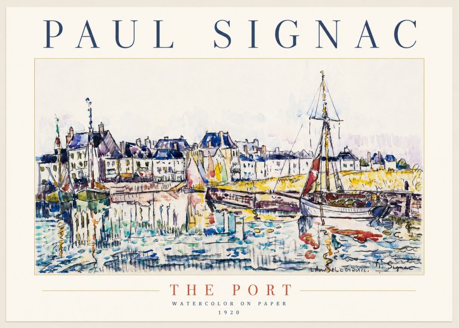 Signac The Port I No5 - Poster