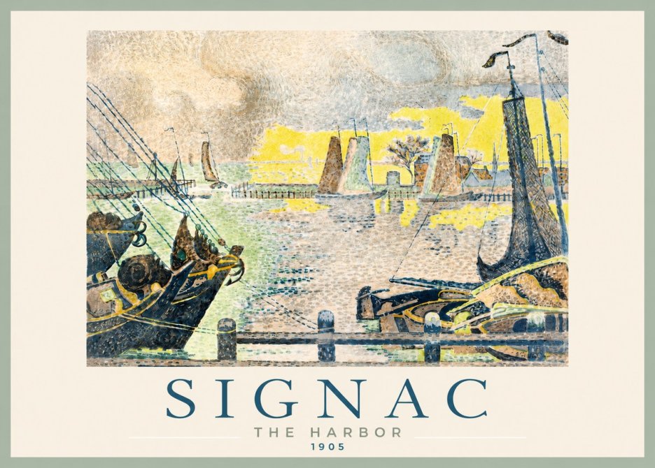 Signac The Harbor III No2 - Poster