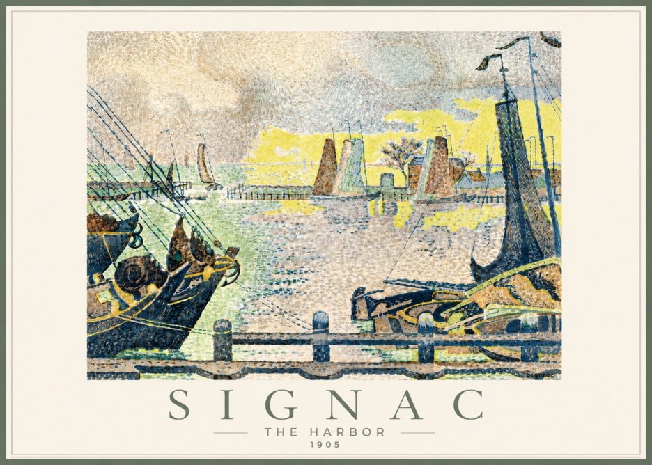 Signac The Harbor III No4 - Poster