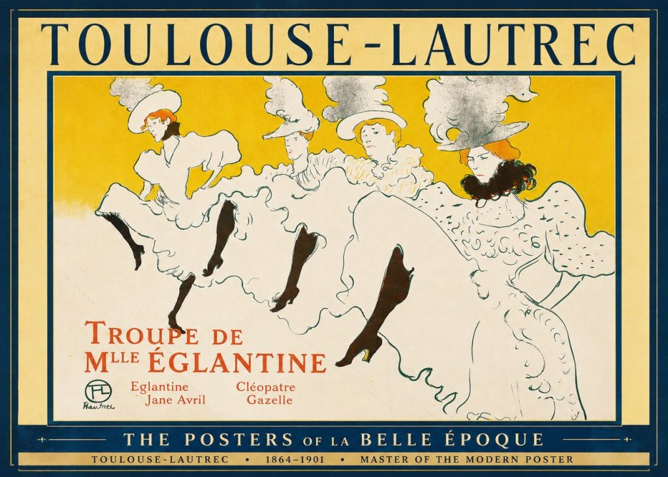Toulouse-Lautrec Troupe De Mlle Églantine No2 - Poster