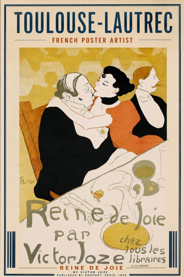 Toulouse-Lautrec Reine De Joie I No3 - Poster