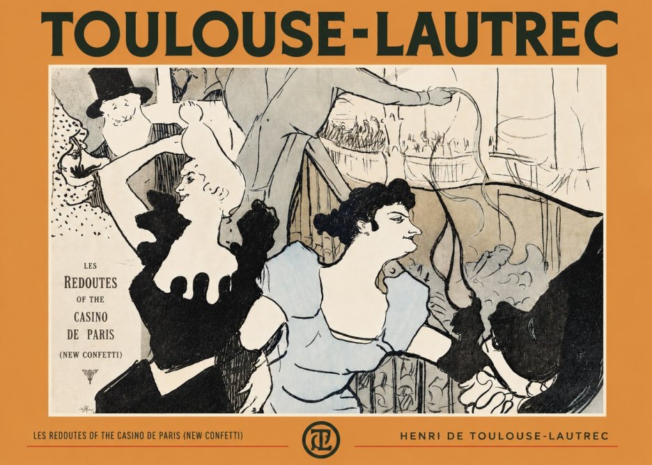 Toulouse-Lautrec Les Redoutes of the Casino De Paris (New Confetti) No4 - Poster