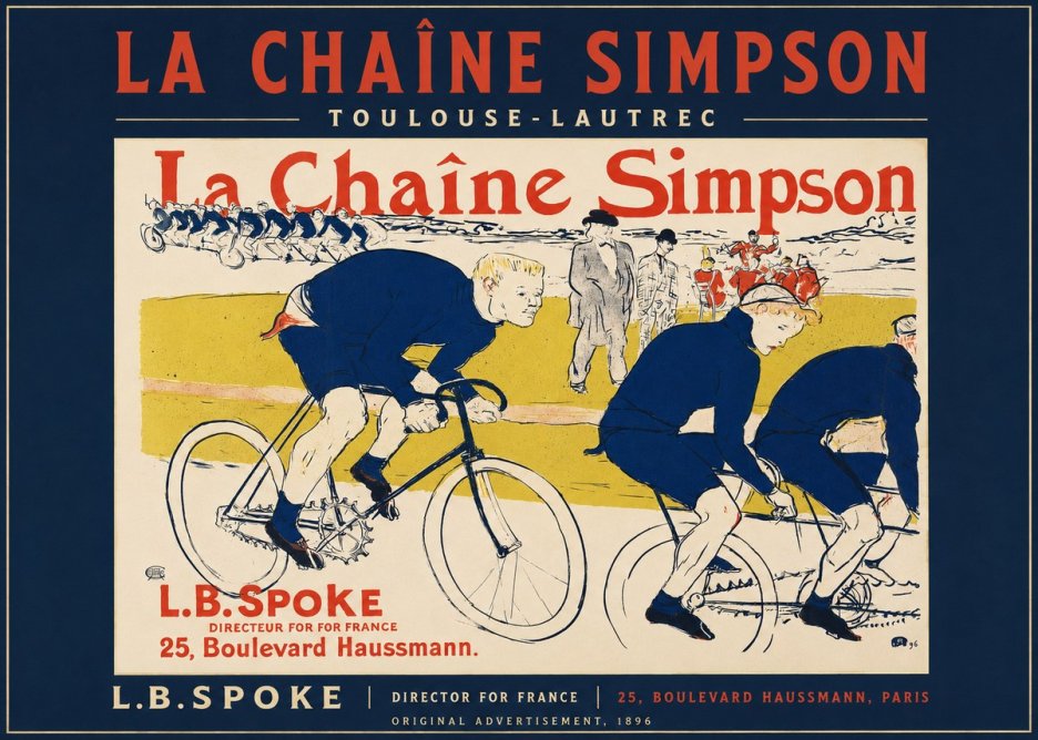 Toulouse-Lautrec La Chaîne Simpson No2 - Poster