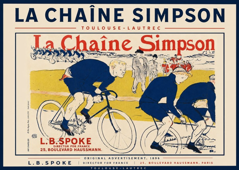 Toulouse-Lautrec La Chaîne Simpson No4 - Poster