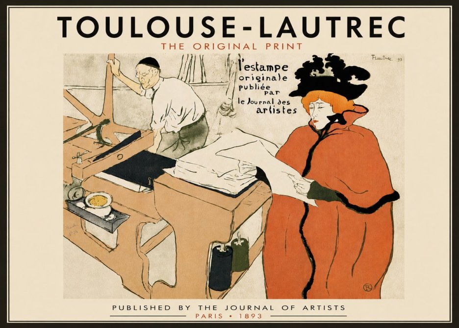 Toulouse-Lautrec L'estampe Originale No6 - Poster