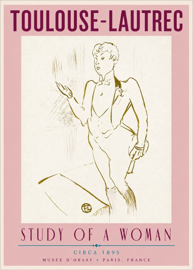 Toulouse-Lautrec The Poet of Parisian Life No4 - Poster