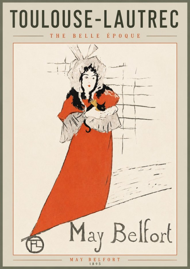 Toulouse-Lautrec May Belfort No4 - Poster