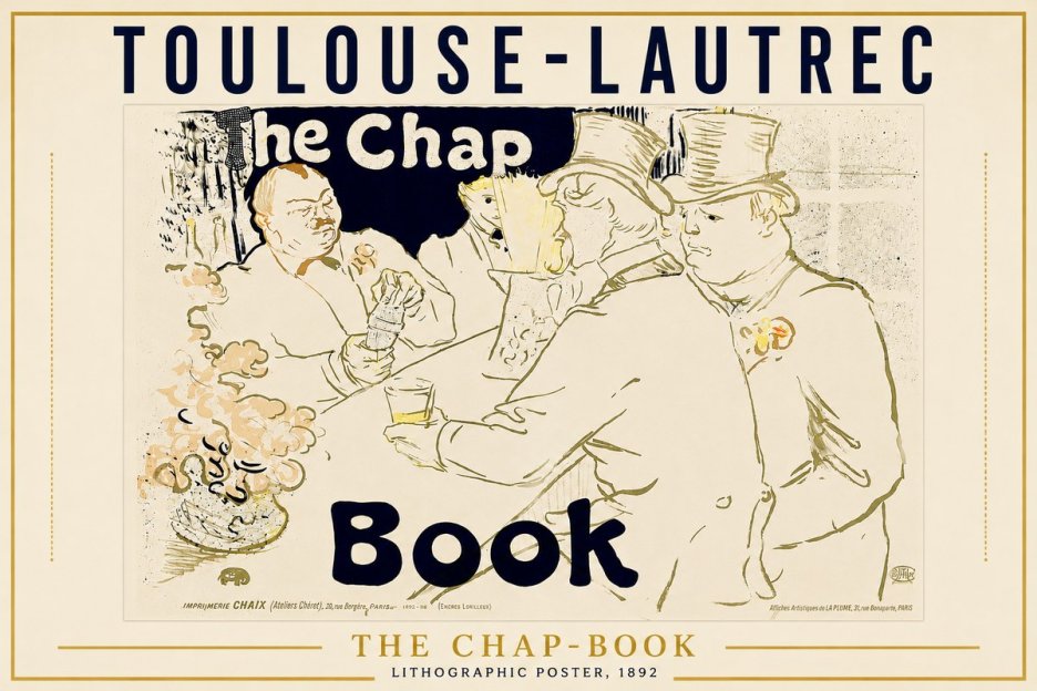 Toulouse-Lautrec The Chap-book No4 - Poster