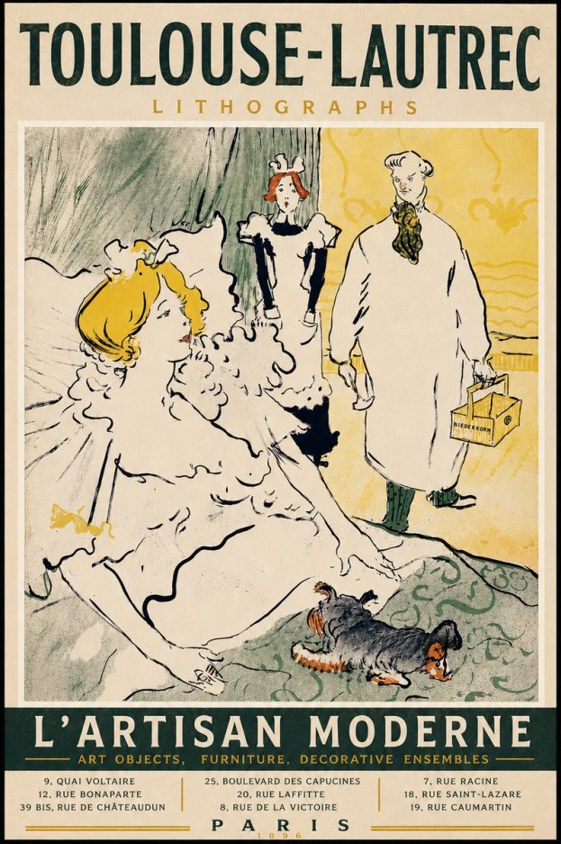 Toulouse-Lautrec L'artisan Moderne No5 - Poster