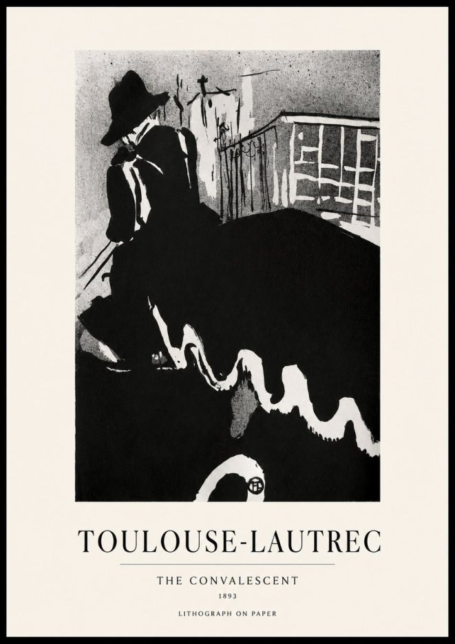 Toulouse-Lautrec The Convalescent No1 - Poster