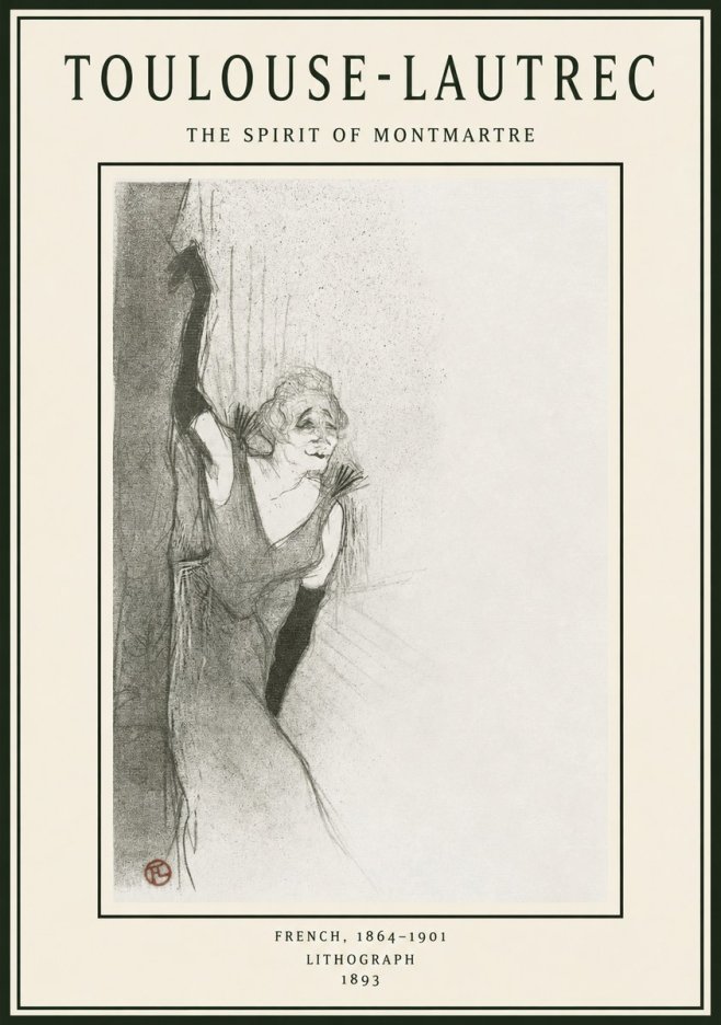 Toulouse-Lautrec The Spirit of Montmartre No1 - Poster