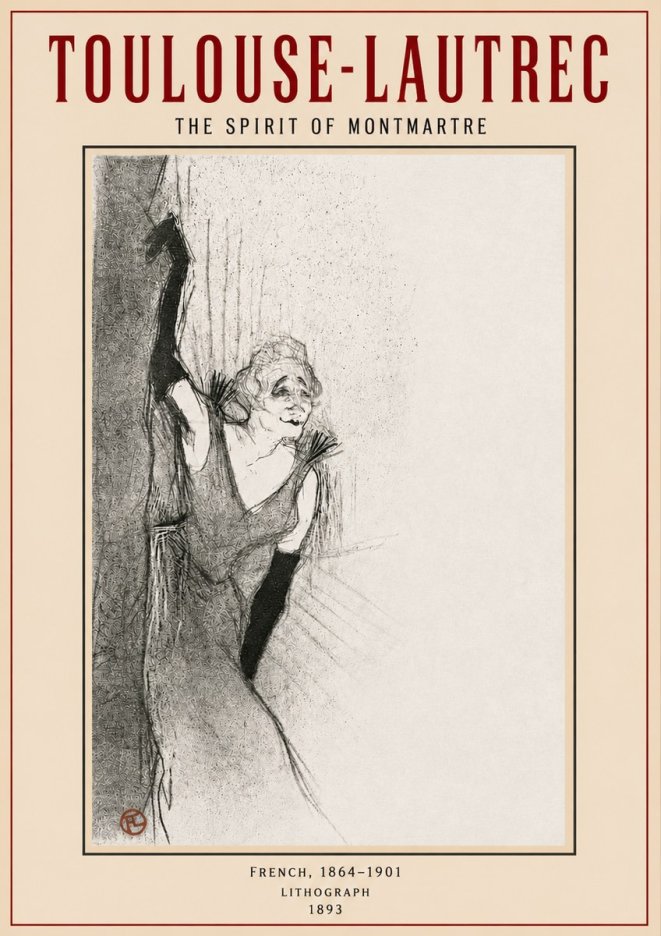 Toulouse-Lautrec The Spirit of Montmartre No4 - Poster