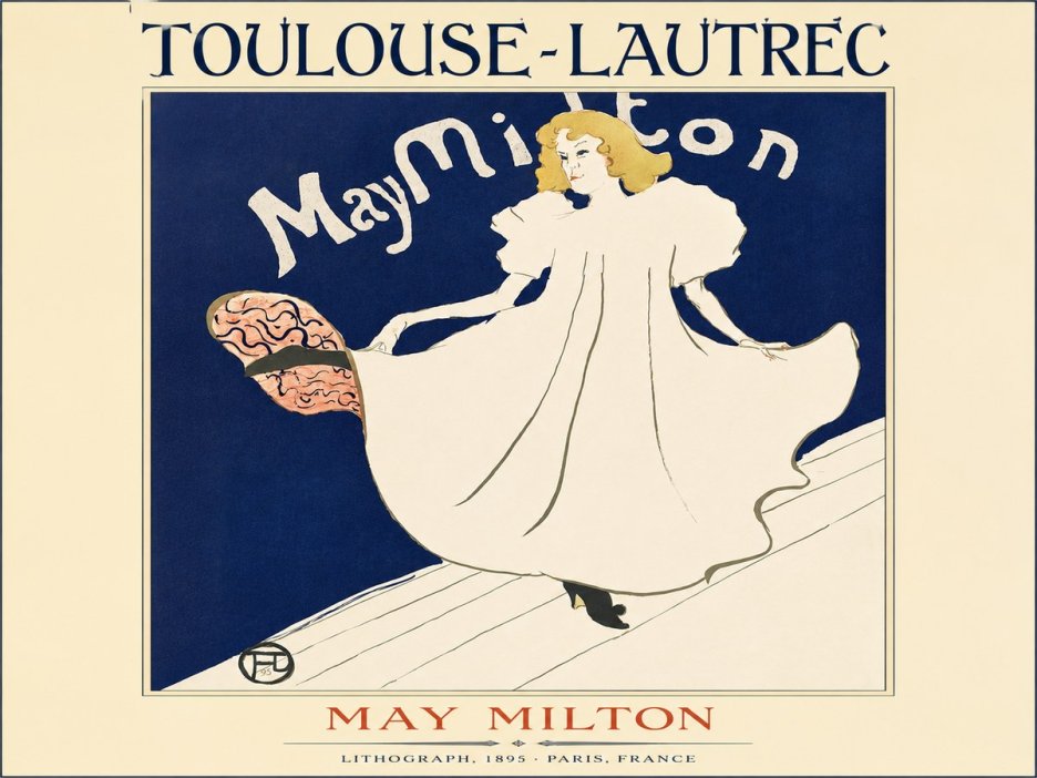 Toulouse-Lautrec May Milton No3 - Poster