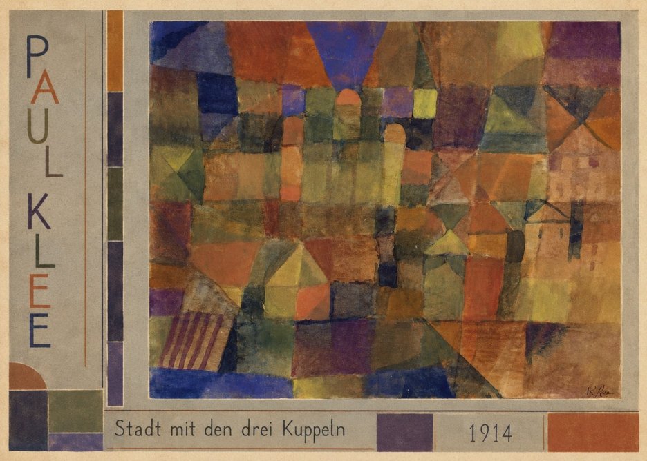 Paul Klee Stadt Mit Den Drei Kuppeln No2 - Poster