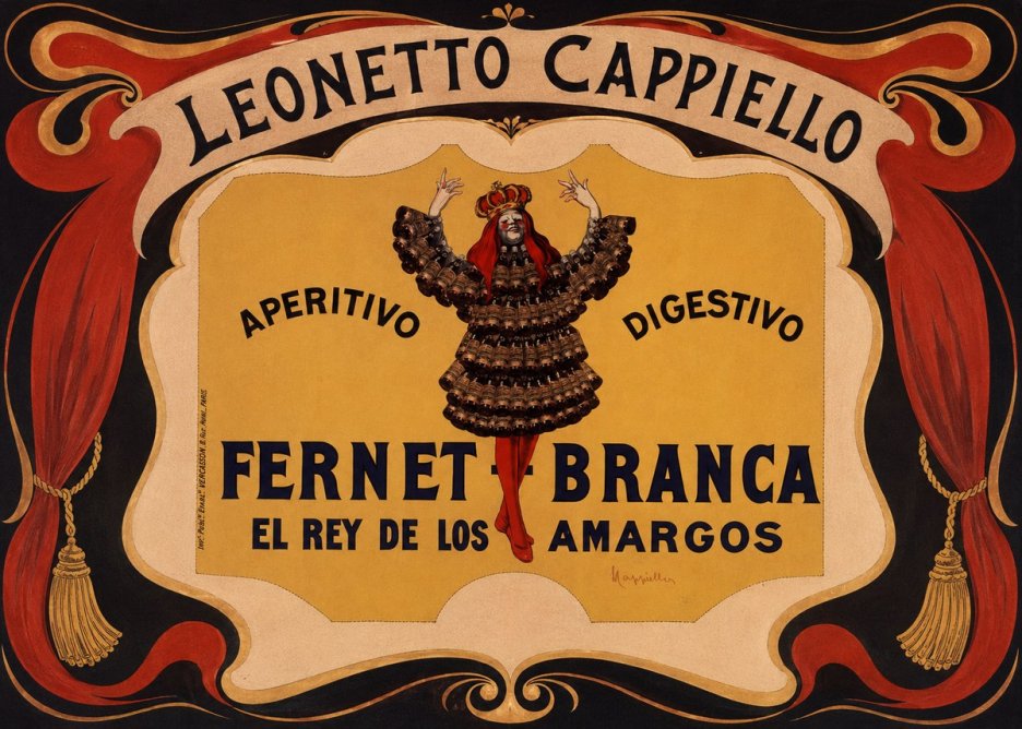 Leonetto Cappiello Fernet Branca No4 - Poster