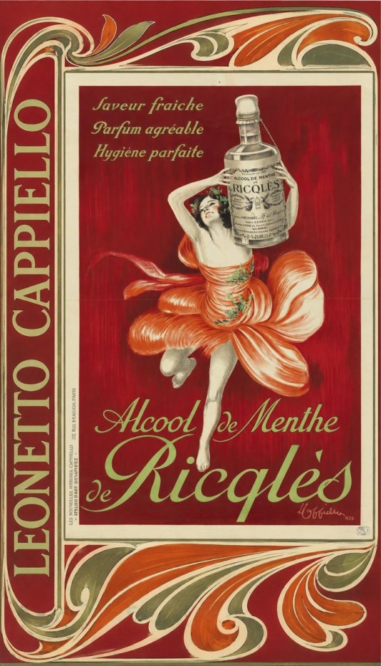 Leonetto Cappiello Alcool De Menthe De Ricqlès I No2 - Poster