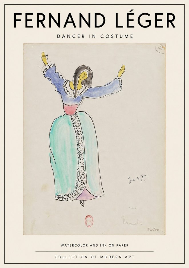 Fernand Léger Manuela Bolívar I No3 - Poster