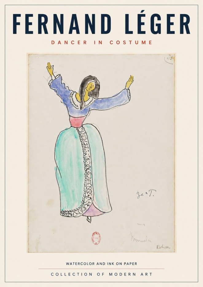 Fernand Léger Manuela Bolívar I No5 - Poster