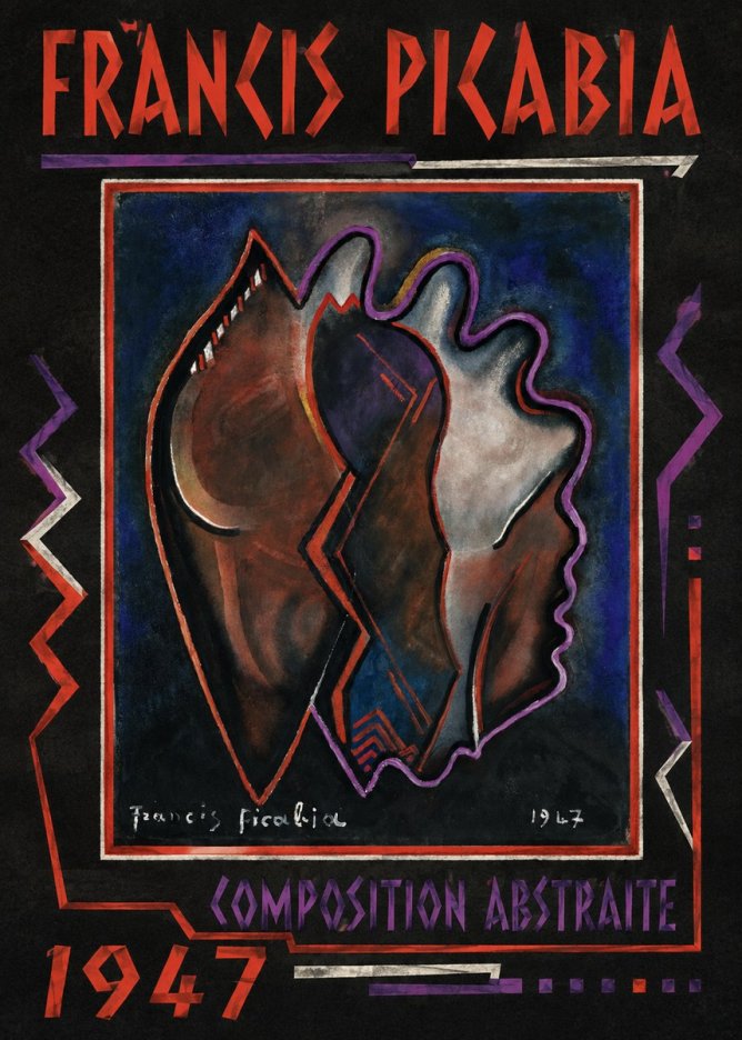 Francis Picabia Composition Abstraite No1 - Poster