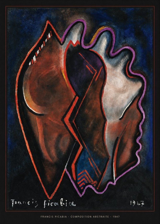 Francis Picabia Composition Abstraite No5 - Poster