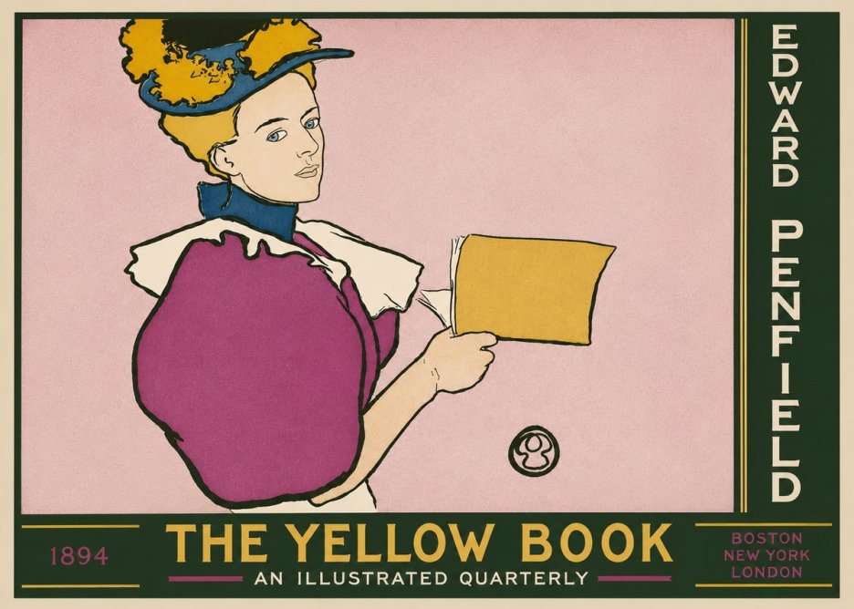 Edward Penfield The Yellow Book I No2 - Poster