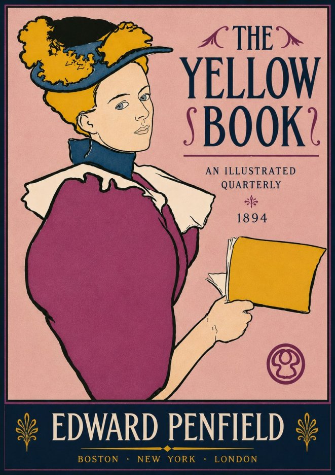 Edward Penfield The Yellow Book I No5 - Poster