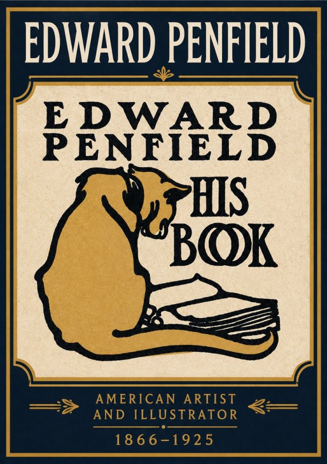 Edward Penfield His Book No3 - Poster