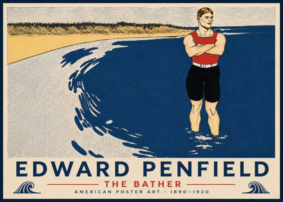 Edward Penfield The Bather No6 - Poster