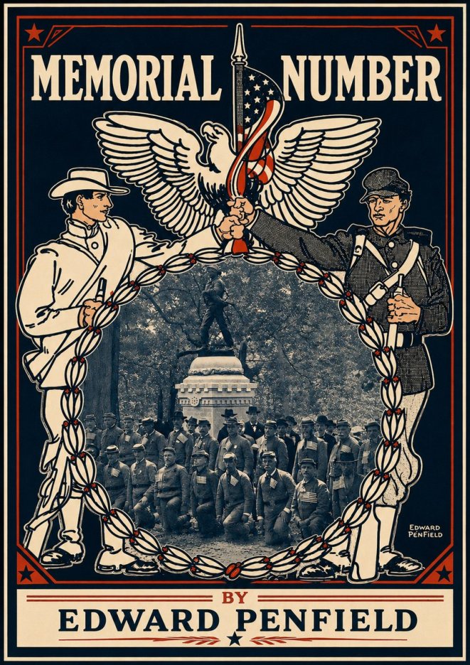 Edward Penfield Memorial Number No4 - Poster