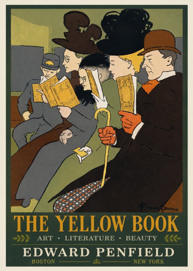 Edward Penfield The Yellow Book II No3 - Poster