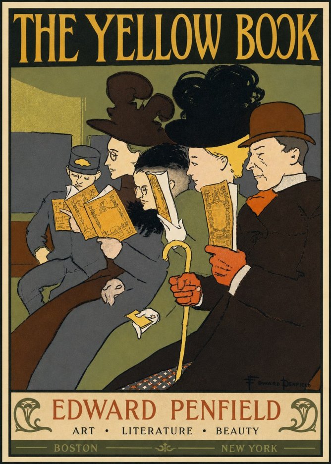 Edward Penfield The Yellow Book II No4 - Poster