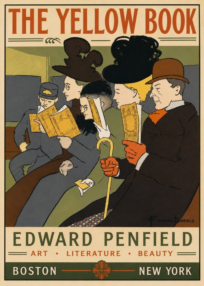 Edward Penfield The Yellow Book II No6 - Poster