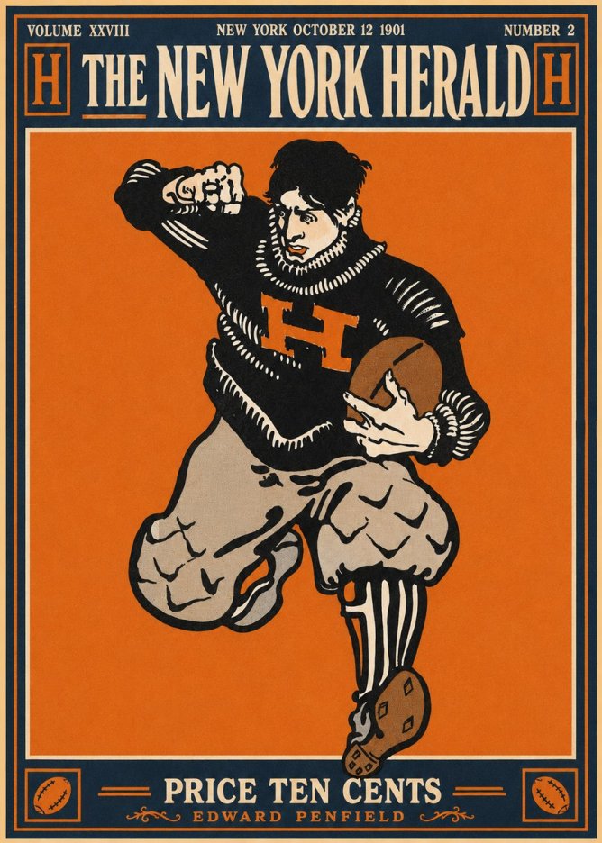 Edward Penfield The New York Herald No4 - Poster