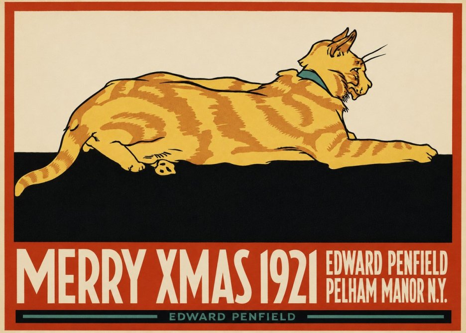 Edward Penfield Merry Xmas 1921 No2 - Poster